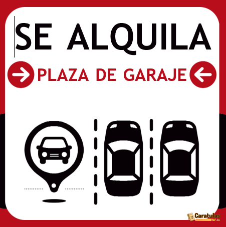 Cartel de Se Alquila Plaza de Garaje para Imprimir Gratis en Word 24 Cartel de Se Alquila Plaza de Garaje para Imprimir Gratis en Word